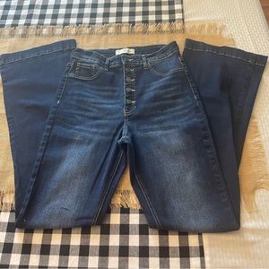 KanCan Button Fly Flare Jeans size 11/29